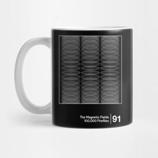 The Magnetic Fields / Minimalist Graphic Artwork Design Mug